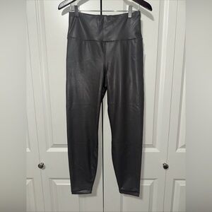 Yogalicious Faux Leather Lady Love Ankle Tights XL NWT